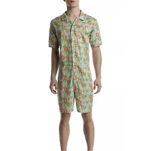 Mr Turk × 2(X)IST Jumpsuit Sz. XL Mens Cotton Romper Playsuit Classic Retro
